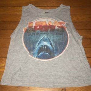 FINAL PRICE Jaws Crop Tank Top